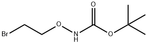 Carbamicacid,(2-bromoethoxy)-,1,1-dimethylethylester Structure
