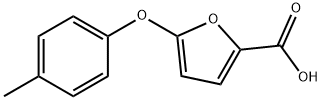 5-(4-methylphenoxy)furan-2-carboxylic acid Struktur