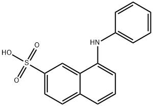 2-Naphthalenesulfonic acid, 8-(phenylamino)- Struktur