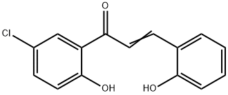 2-Propen-1-one, 1-(5-chloro-2-hydroxyphenyl)-3-(2-hydroxyphenyl)-,6077-18-5,结构式