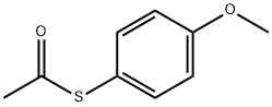 S-(4-METHOXYPHENYL) ETHANETHIOATE 化学構造式