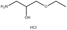 1-amino-3-ethoxypropan-2-ol hydrochloride 结构式