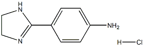 4-(4,5-ジヒドロ-1H-イミダゾール-2-イル)アニリン塩酸塩 化学構造式