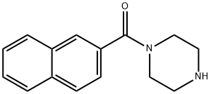 萘-2-基(哌嗪-1-基)甲酮 结构式
