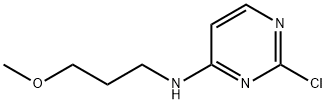 2-CHLORO-N-(3-METHOXYPROPYL)PYRIMIDIN-4-AMINE Structure