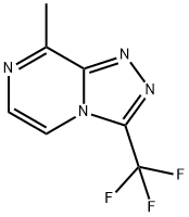 8-METHYL-3-(TRIFLUOROMETHYL)-[1,2,4]TRIAZOLO[4,3-A]PYRAZINE Structure