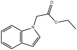 Ethyl 1-indoleacetate, 97% Structure