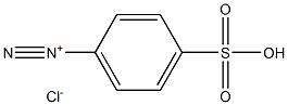 Benzenediazonium, 4-sulfo-, chloride Structure