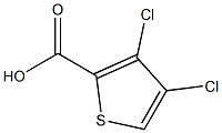 2-Thiophenecarboxylic acid, 3,4-dichloro- Struktur