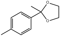 1,3-Dioxolane, 2-methyl-2-(4-methylphenyl)- Structure