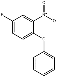 4-FLUORO-2-NITRO-1-PHENOXY-BENZENE 化学構造式