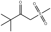 3,3-dimethyl-1-(methylsulfonyl)butan-2-one Structure