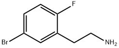 2-(5-BROMO-2-FLUOROPHENYL)ETHANAMINE 结构式