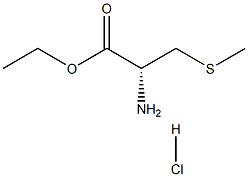 2-氨基-3-(甲基硫基)丙酸乙酯盐酸盐,61786-58-1,结构式