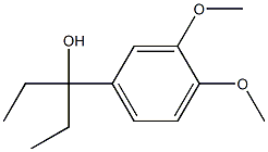 3-(3,4-dimethoxyphenyl)pentan-3-ol Structure