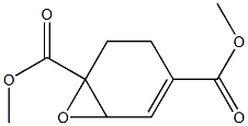 7-Oxabicyclo[4.1.0]hept-4-ene-1,4-dicarboxylic acid, dimethyl ester Structure