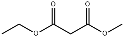 1-乙基3-丙二酸甲酯, 6186-89-6, 结构式