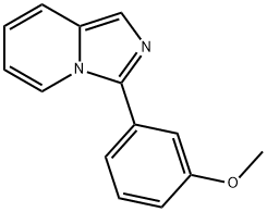 3-(3-methoxyphenyl)imidazo[1,5-a]pyridine 结构式