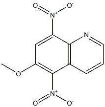 6-methoxy-5,8-dinitro-quinoline 化学構造式