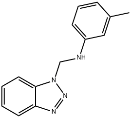 N-(benzotriazol-1-ylmethyl)-3-methylaniline