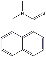 1-萘甲硫基酰胺,N,N-二甲基 结构式