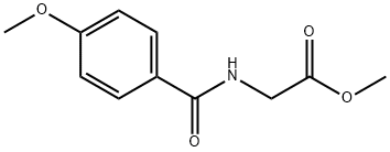 (4-甲氧基苯甲酰基)甘氨酸甲酯,62086-71-9,结构式