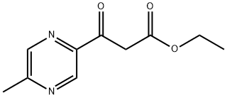 ETHYL 3-(5-METHYLPYRAZIN-2-YL)-3-OXOPROPANOATE, 62124-83-8, 结构式