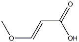 (E)-3-Methoxyacrylic acid 化学構造式