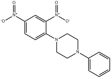 1-(2,4-dinitrophenyl)-4-phenylpiperazine Structure