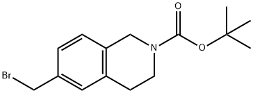 N-Boc-6-Bromomethyl-1,2,3,4-Tetrahydroisoquinoline Structure