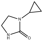 2-Imidazolidinone, 1-cyclopropyl- Structure