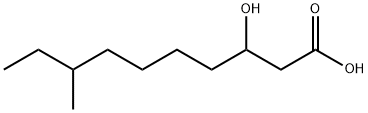 3-羟基-8-甲基癸酸 结构式