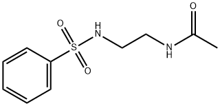 Acetamide,N-[2-[(phenylsulfonyl)amino]ethyl]- Struktur