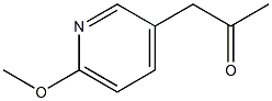 1-(6-methoxypyridin-3-yl)propan-2-one Struktur