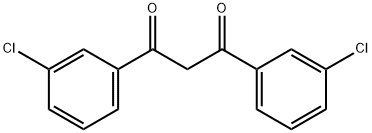 1, 3-Propanedione, 1,3-bis (3-chlorophenyl)- Structure