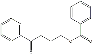 1-Butanone, 4-(benzoyloxy)-1-phenyl- Struktur