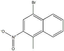 Naphthalene,4-bromo-1-methyl-2-nitro- Struktur