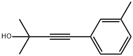 3-Butyn-2-ol, 2-methyl-4-(3-methylphenyl)- Struktur