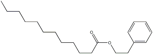 Dodecanoicacid, 2-phenylethyl ester,6309-54-2,结构式