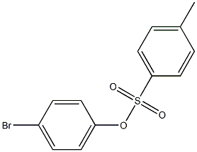 1-bromo-4-(4-methylphenyl)sulfonyloxy-benzene Struktur