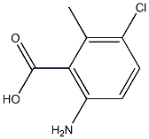 6-氨基-3-氯-2-甲基苯甲酸,63329-55-5,结构式