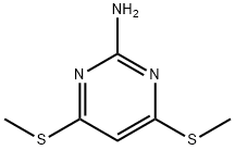 2-Pyrimidinamine,4,6-bis(methylthio)- Struktur