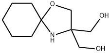 (1-氧杂-4-氮杂螺[4.5]癸烷-3,3-二基)二甲醇 结构式