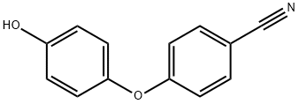 4-(4-羟基苯氧基)苯甲腈, 63555-08-8, 结构式