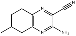 2-Quinoxalinecarbonitrile,3-amino-5,6,7,8-tetrahydro-6-methyl- 化学構造式