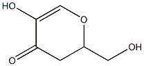 4H-Pyran-4-one, 2,3-dihydro-5-hydroxy-2-(hydroxymethyl)- Structure