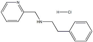2-phenyl-N-(pyridin-2-ylmethyl)ethanamine:hydrochloride Structure