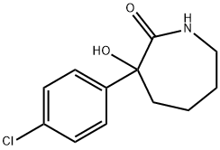 3-(4-chlorophenyl)-3-hydroxyazepan-2-one,641144-49-2,结构式