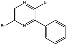 2,5-dibromo-3-phenylpyrazine Struktur