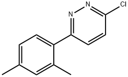 3-chloro-6-(2,4-dimethylphenyl)pyridazine, 64262-74-4, 结构式